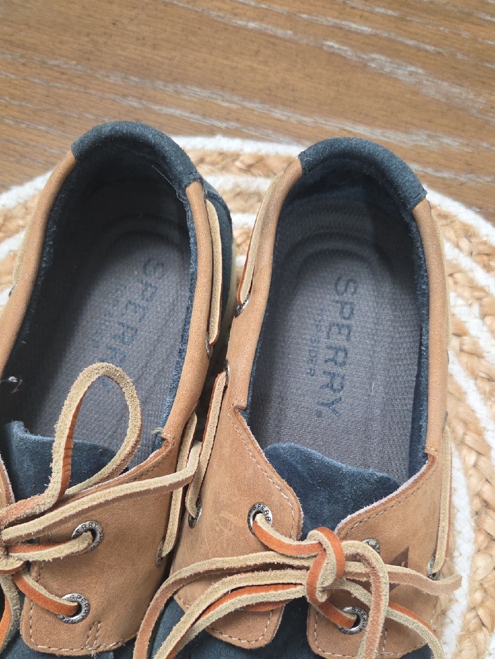 Sperry Mens Suede 2 Eye Boat Shoes, Size 9 - Picture 8 of 9